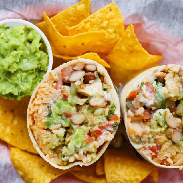 Grilled Chicken Burrito.