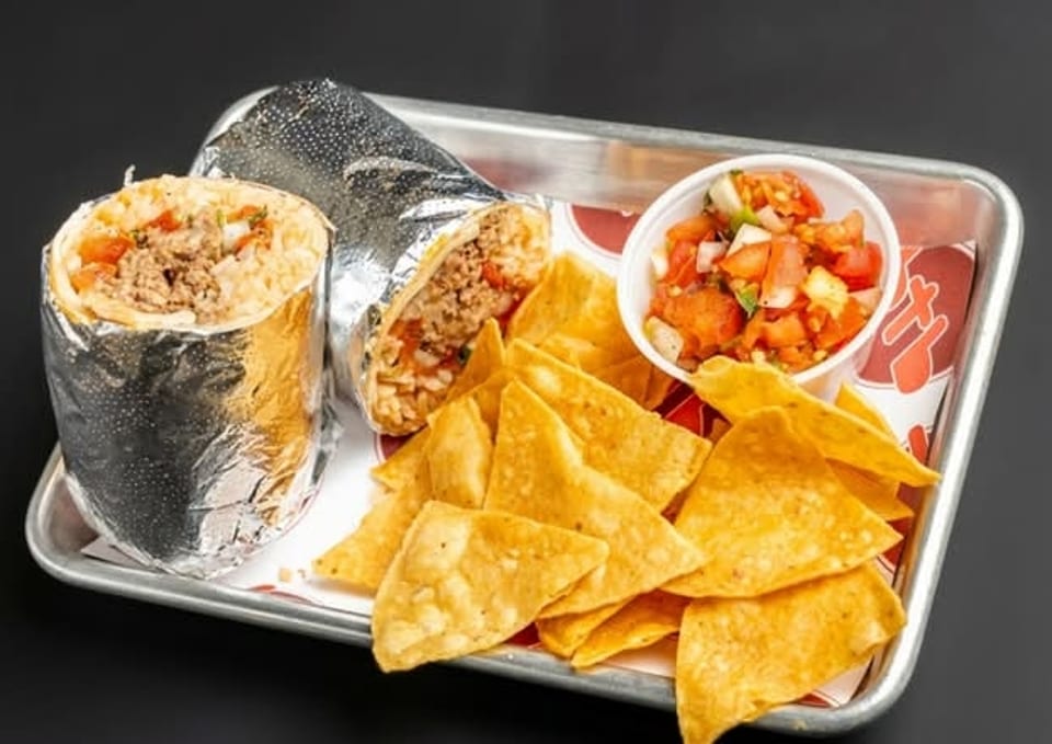 Ground Beef Burrito Box.