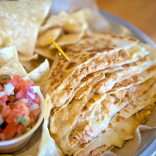 Shredded Chicken Quesadilla